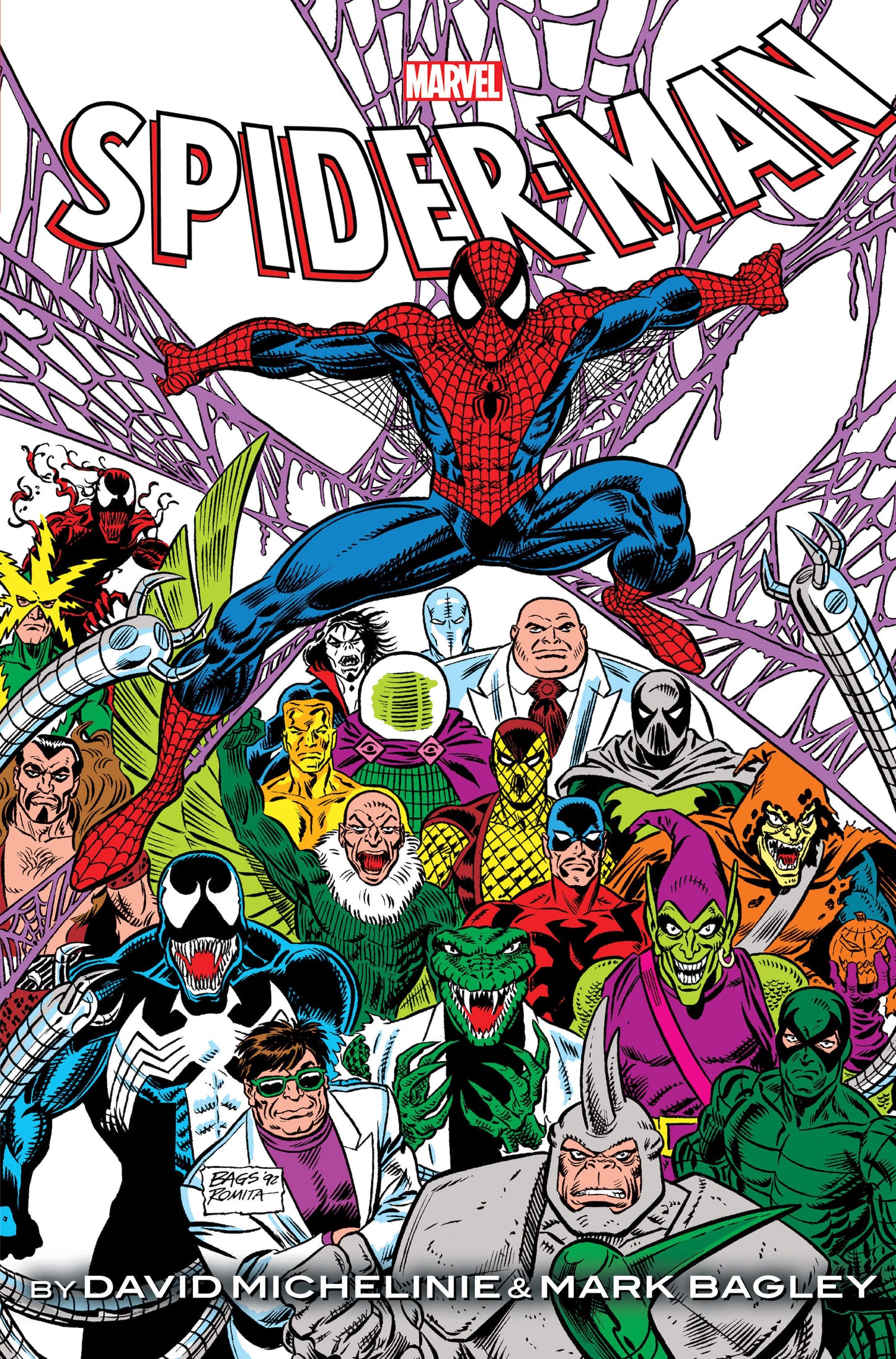 Spider-Man By Michelinie & Bagley Omnibus Vol. 1 Bagley Marvel Age Cover Marvel