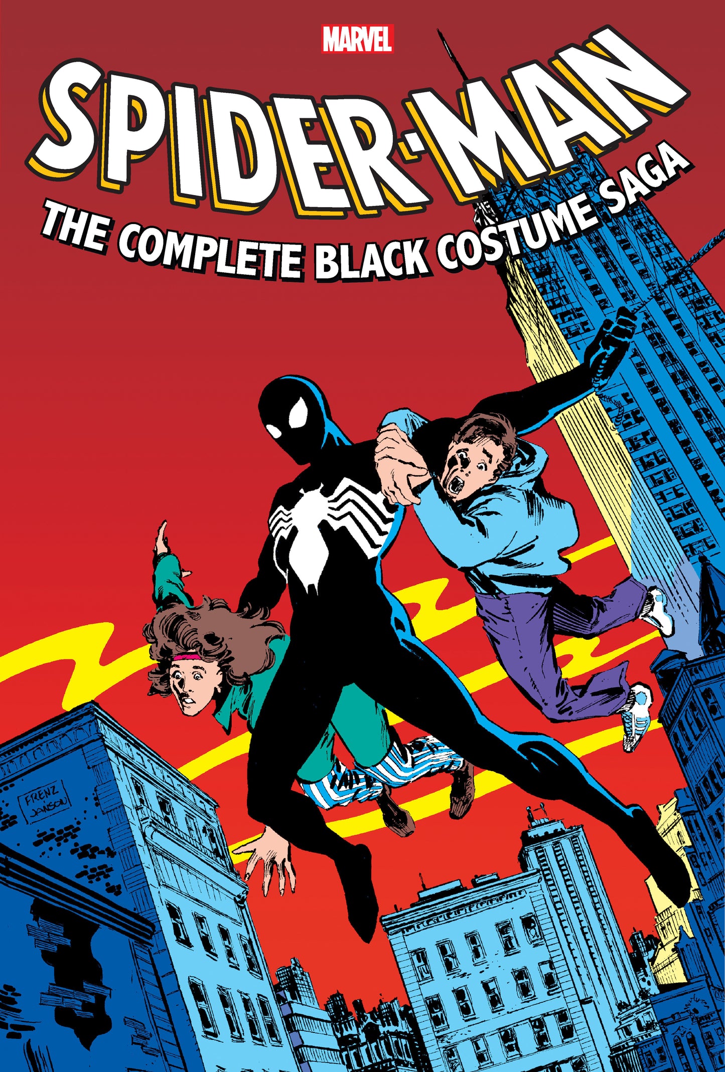 Spider-Man: The Complete Black Costume Saga Omnibus Ron Frenz Cover Marvel