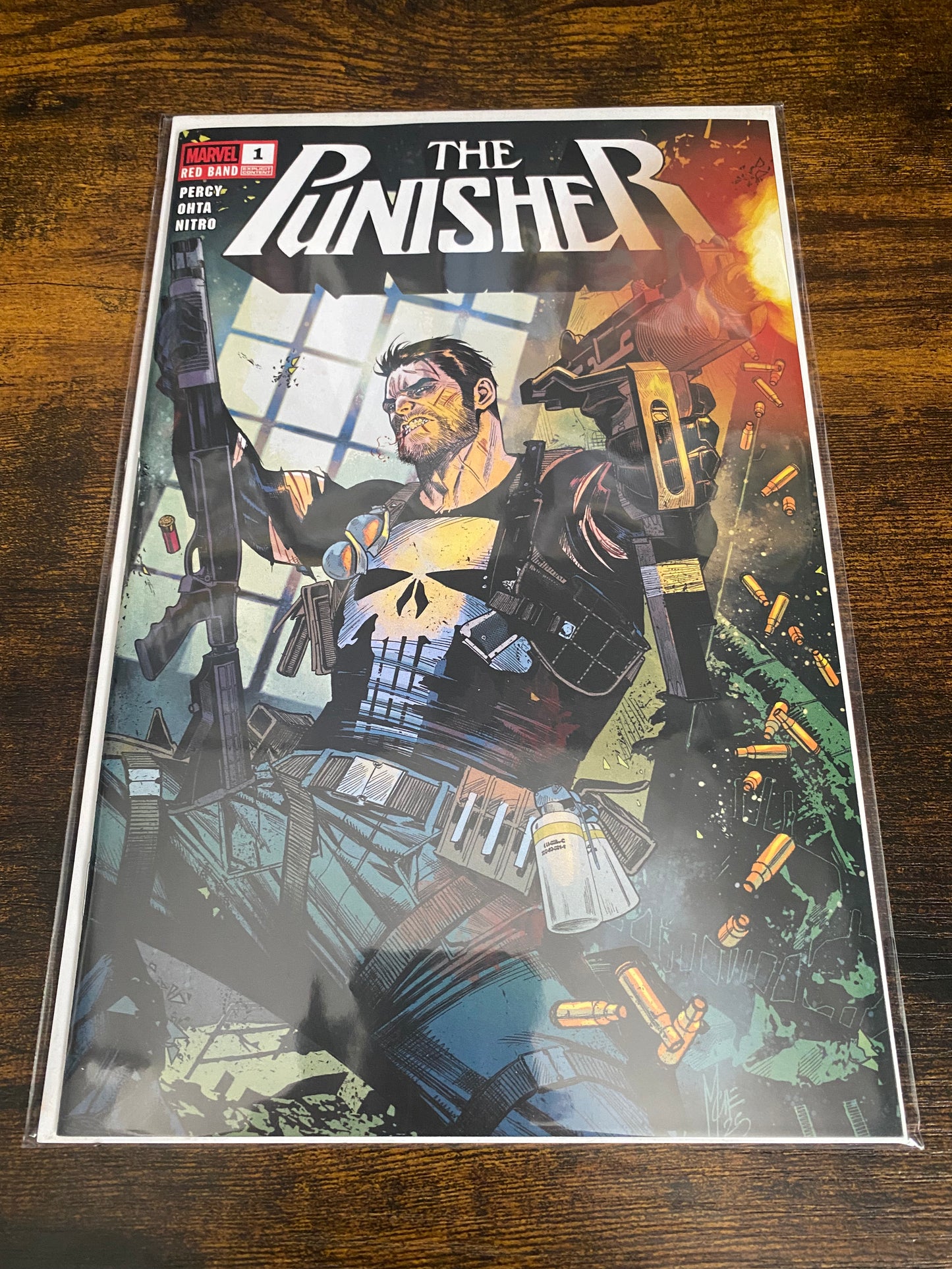 Punisher RED BAND #1 Opened Cvr A Marvel Comics