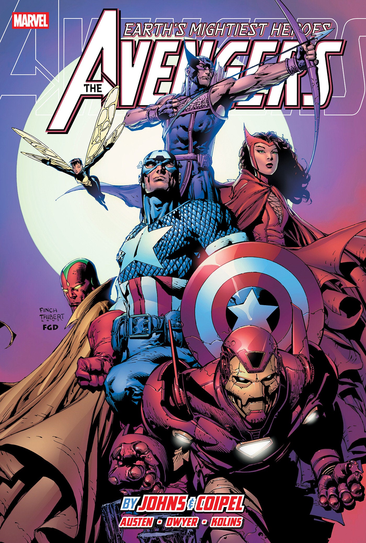 Avengers By Johns & Coipel Omnibus David Finch Cover Marvel