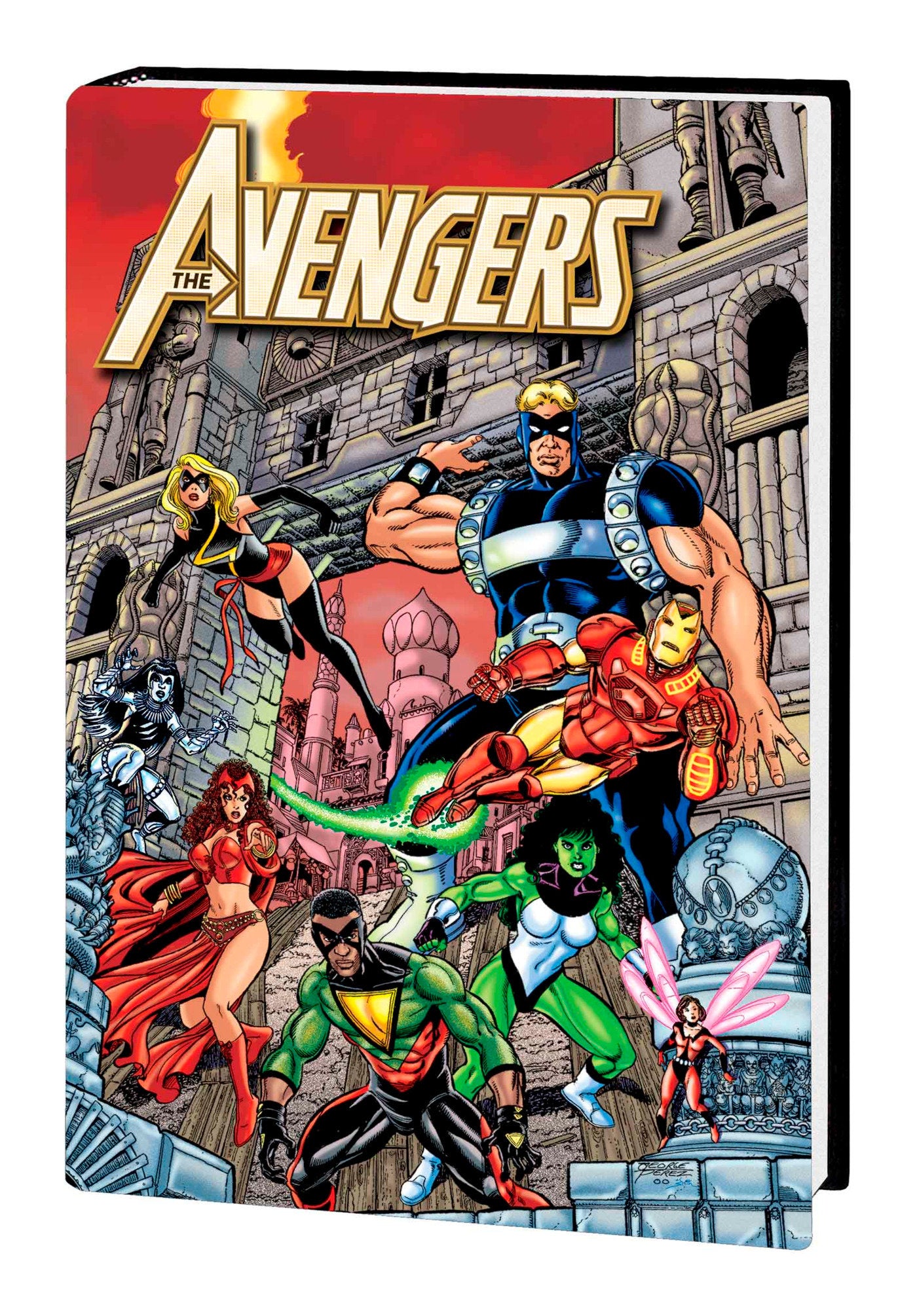 Avengers By Busiek & Perez Omnibus Vol. 2 George Perez Time-Lost Cover [New Printing, DM Only] Marvel