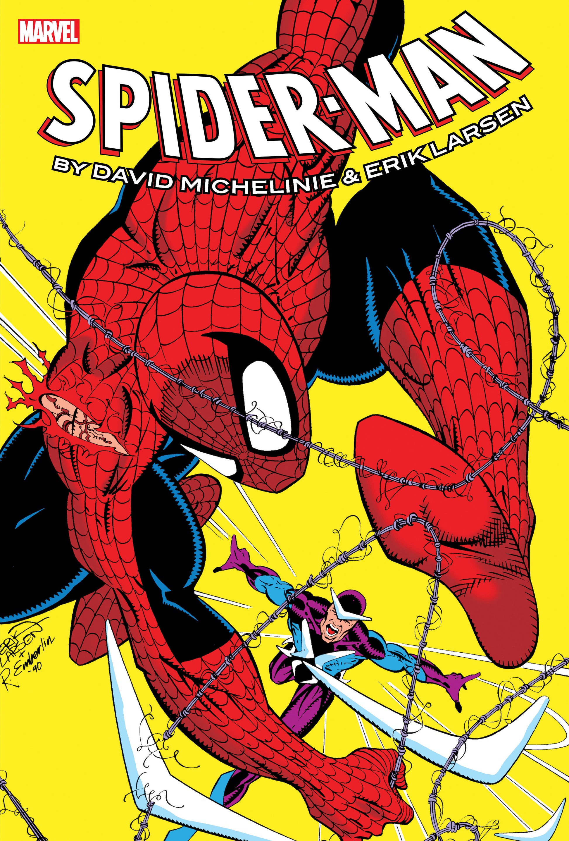 Spider-Man By Michelinie & Larsen Omnibus Erik Larsen Spider-Man Cover [New Printing] Marvel