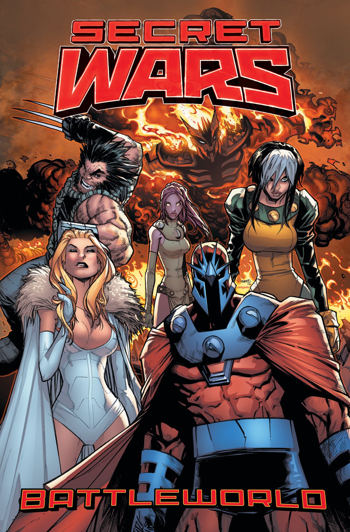 Secret Wars: Battleworld Omnibus Vol. 1 Humberto Ramos Cover [DM Only] Marvel