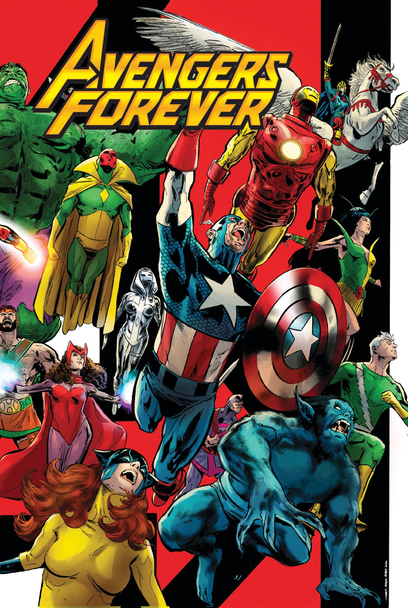 Avengers Forever By Jason Aaron Omnibus Phil Jimenez Cover [DM Only] Marvel