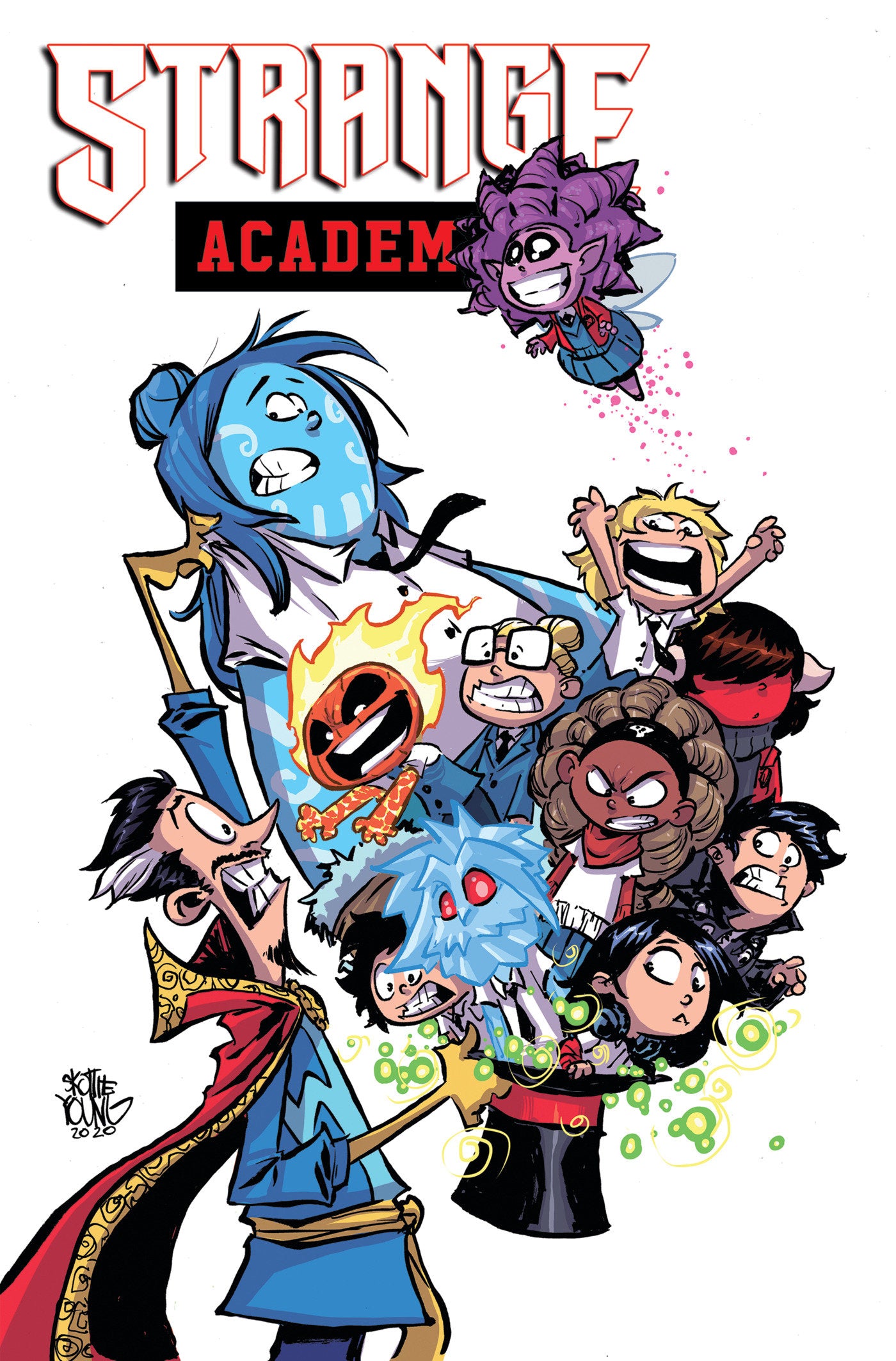 Strange Academy Omnibus Skottie Young Cover [DM Only] Marvel