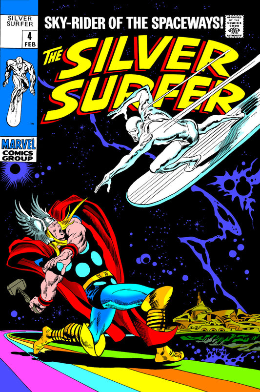 Silver Surfer Omnibus Vol. 1 John Buscema Thor Cover [New Printing 2, DM Only] Marvel