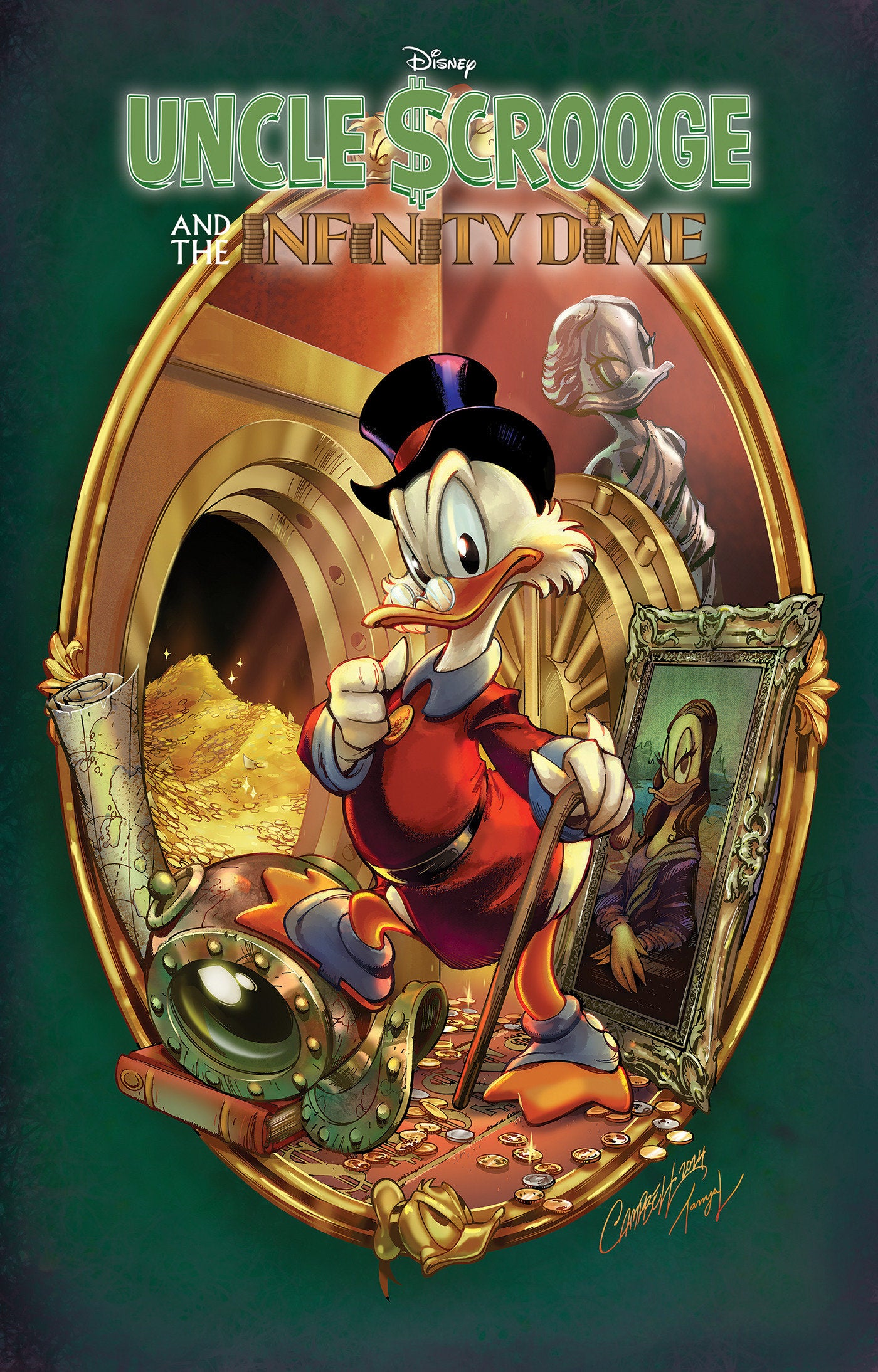 Uncle Scrooge And The Infinity Dime Gallery Edition J. Scott Campbell Cover [DM Only] Marvel