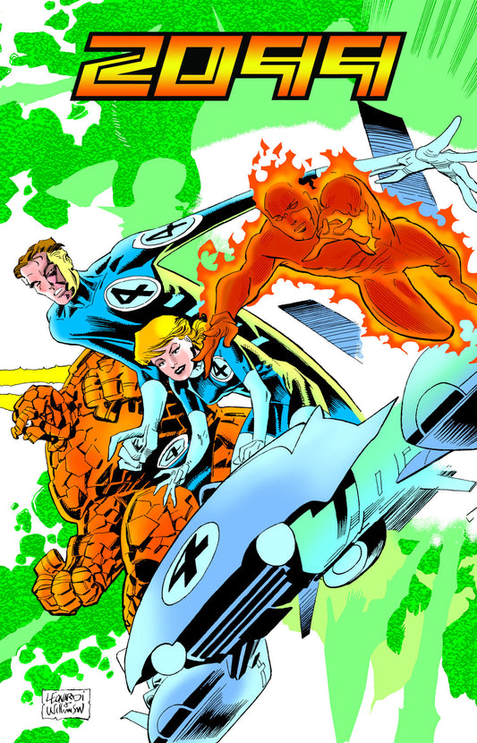 Fantastic Four/Doom 2099 Omnibus Rick Leonardi Cover [DM Only] Marvel