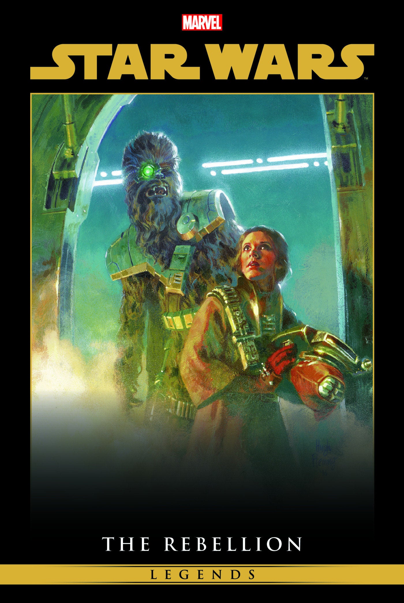 Star Wars Legends: The Rebellion Omnibus Vol. 3 Hugh Fleming Leia Cover [DM Only] Marvel
