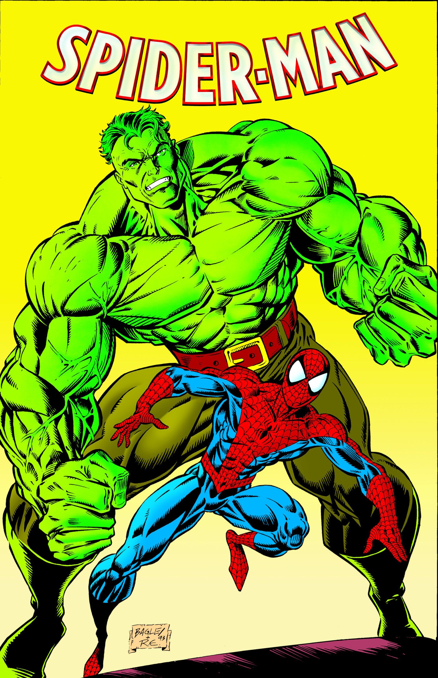 Spider-Man By Michelinie & Bagley Omnibus Vol. 2 Mark Bagley Hulk Cover Marvel