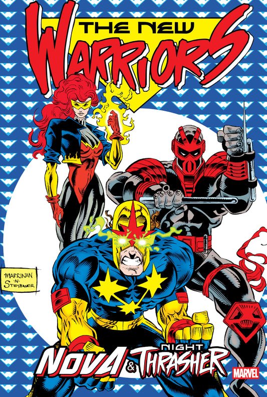 New Warriors: Nova & Night Thrasher Omnibus Chris Marrinan Cover Marvel