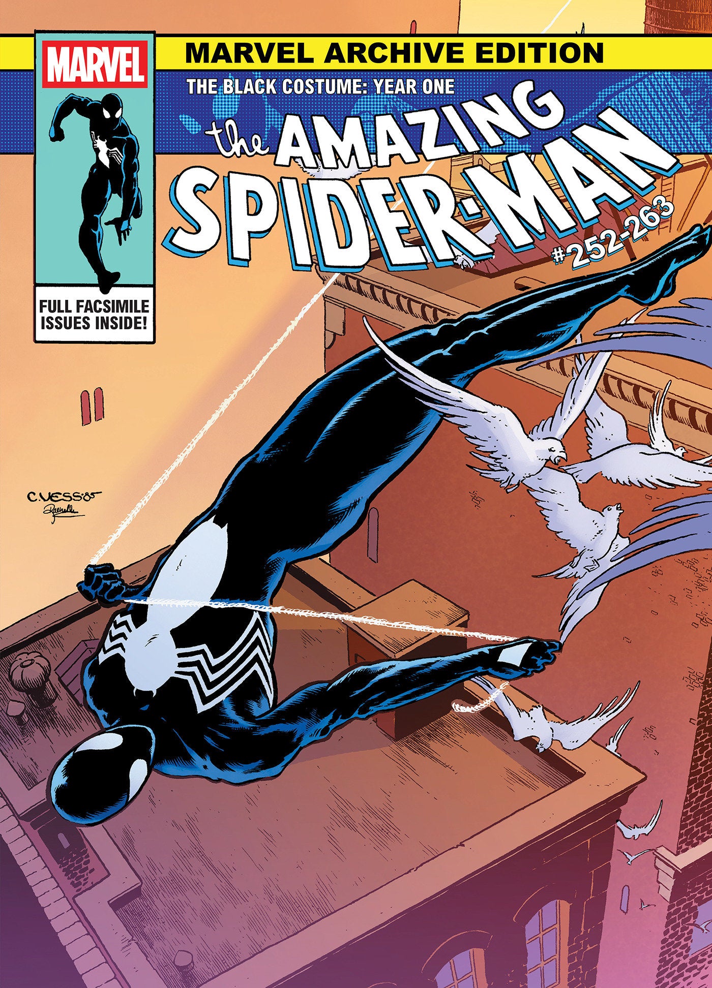 Marvel Archive Edition: Amazing Spider-Man - The Black Costume: Year One Gallery Edition Charles Vess Hidden Gem Cover [DM Only] Marvel