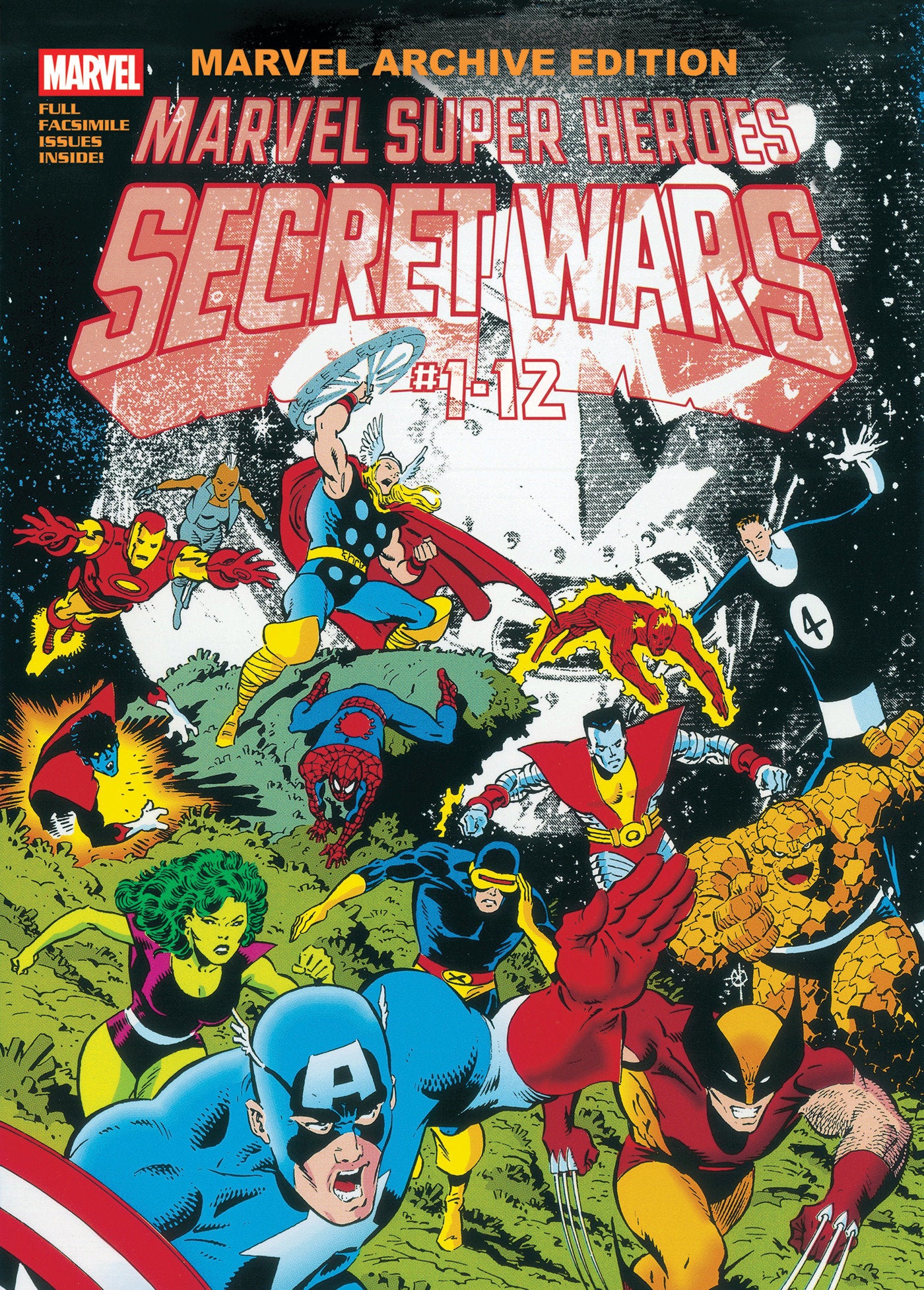 Marvel Archive Edition: Marvel Super Heroes Secret Wars Gallery Edition Mike Zeck Original Collection Cover [DM Only] Marvel