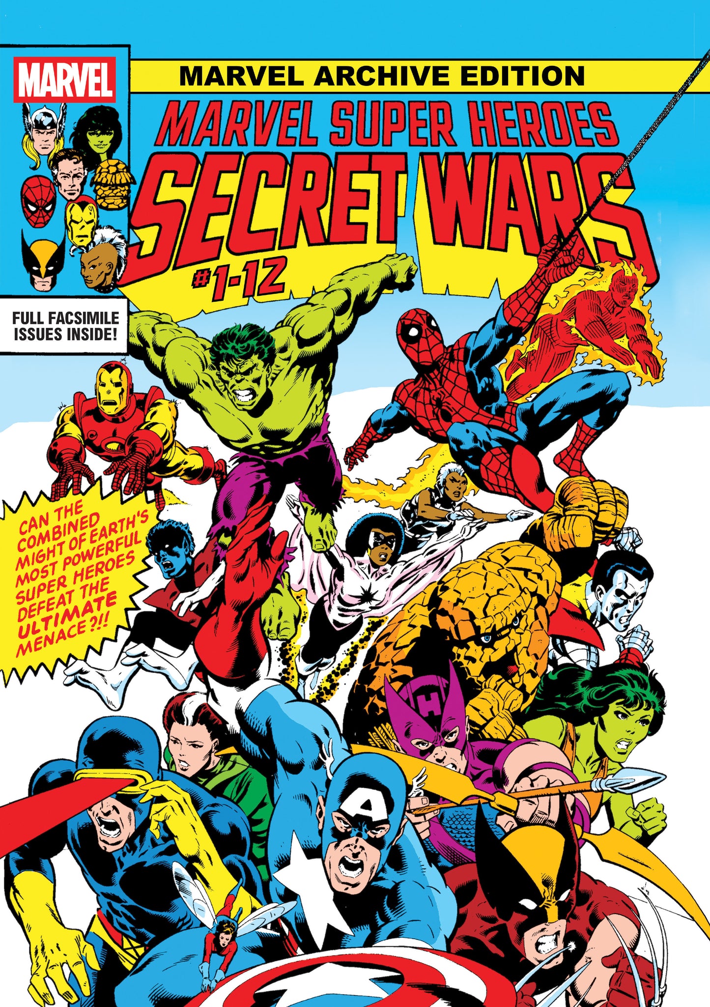 Marvel Archive Edition: Marvel Super Heroes Secret Wars Gallery Edition Mike Zeck Original First Issue Cover Marvel