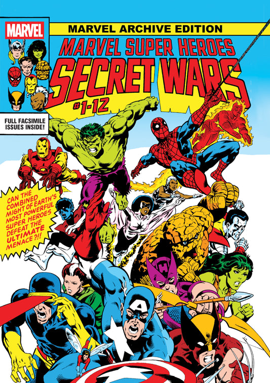 Marvel Archive Edition: Marvel Super Heroes Secret Wars Gallery Edition Mike Zeck Original First Issue Cover Marvel