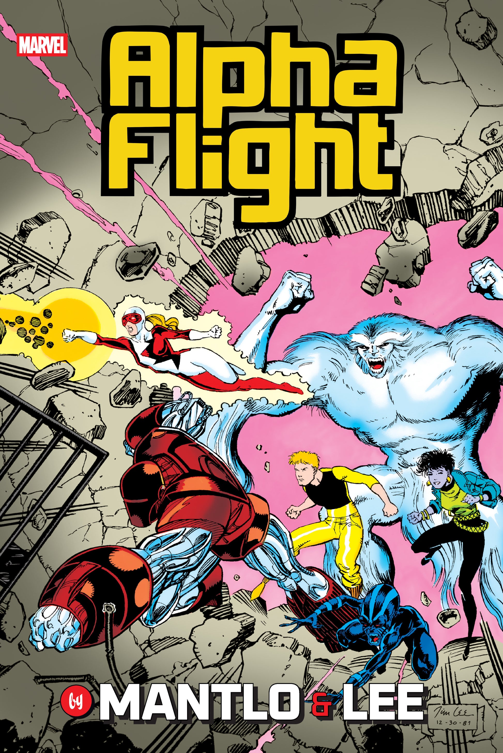 Alpha Flight By Mantlo & Lee Omnibus Jim Lee Cover Marvel