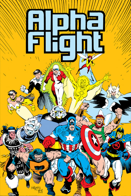 Alpha Flight By Mantlo & Lee Omnibus Mike Mignola Cover [DM Only] Marvel