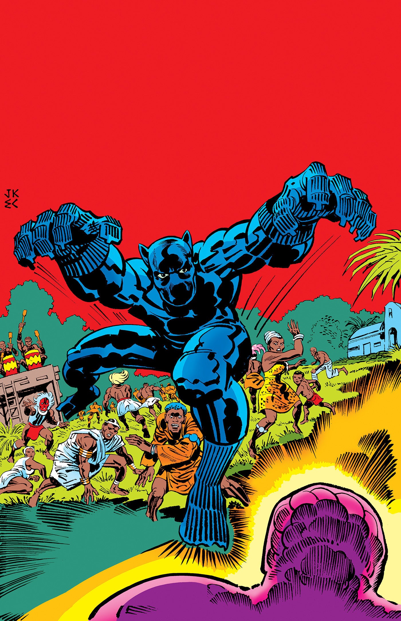 Black Panther: Panther'S Prey Omnibus Jack Kirby Cover [DM Only] Marvel