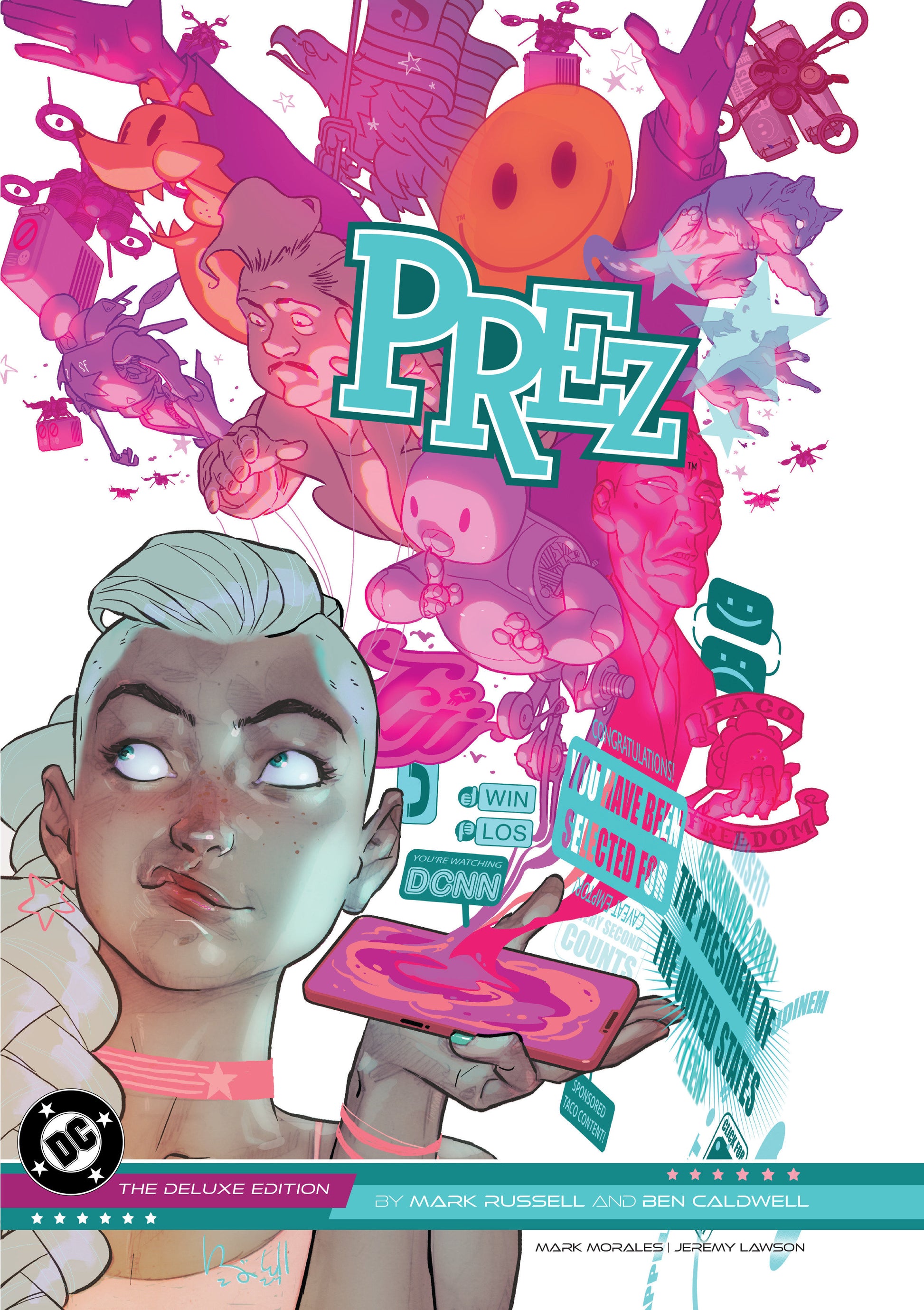 Prez by Mark Russell and Ben Caldwell: The Deluxe Edition DC Comics