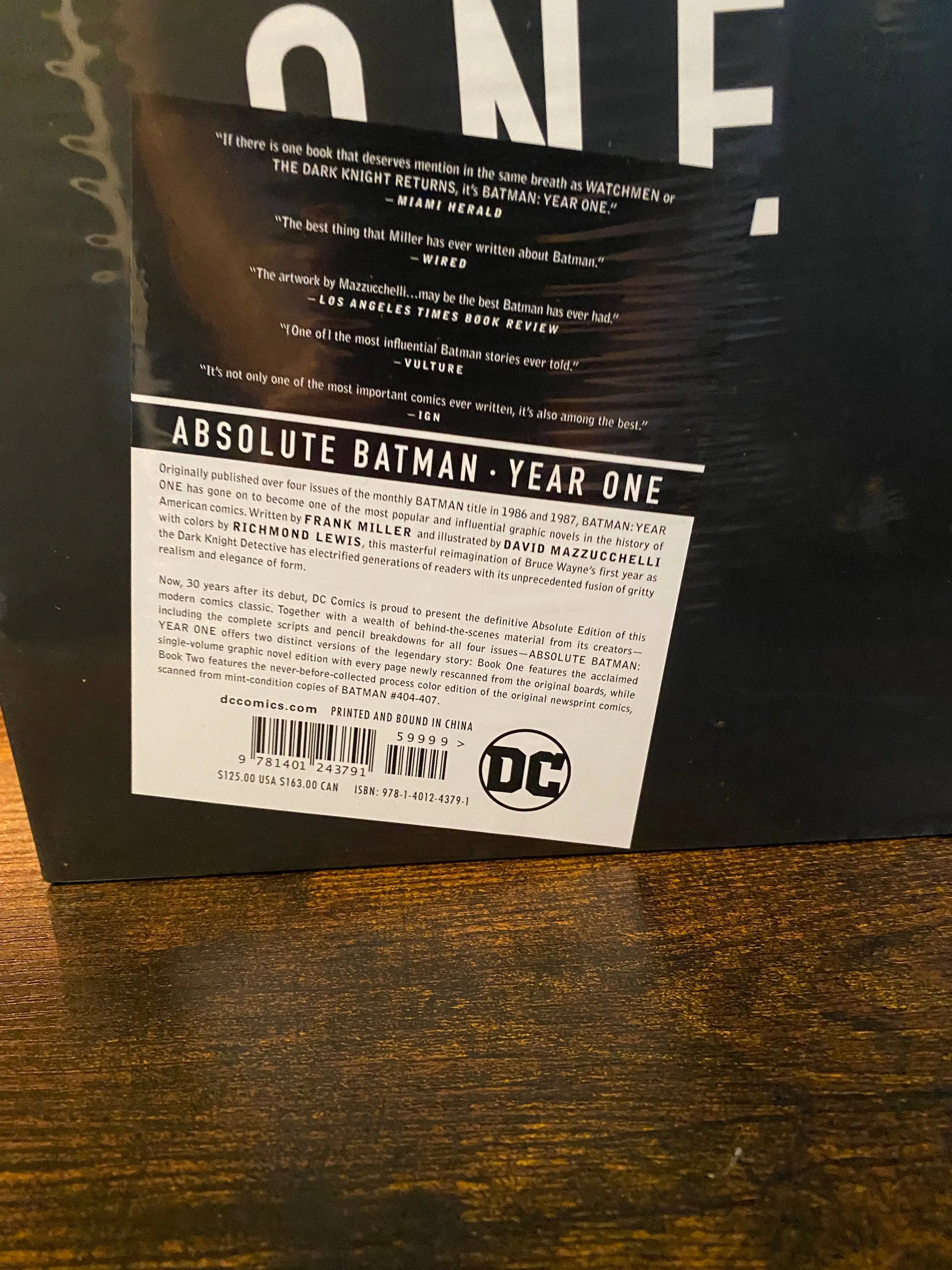 ABSOLUTE BATMAN YEAR ONE HC Amos Comics