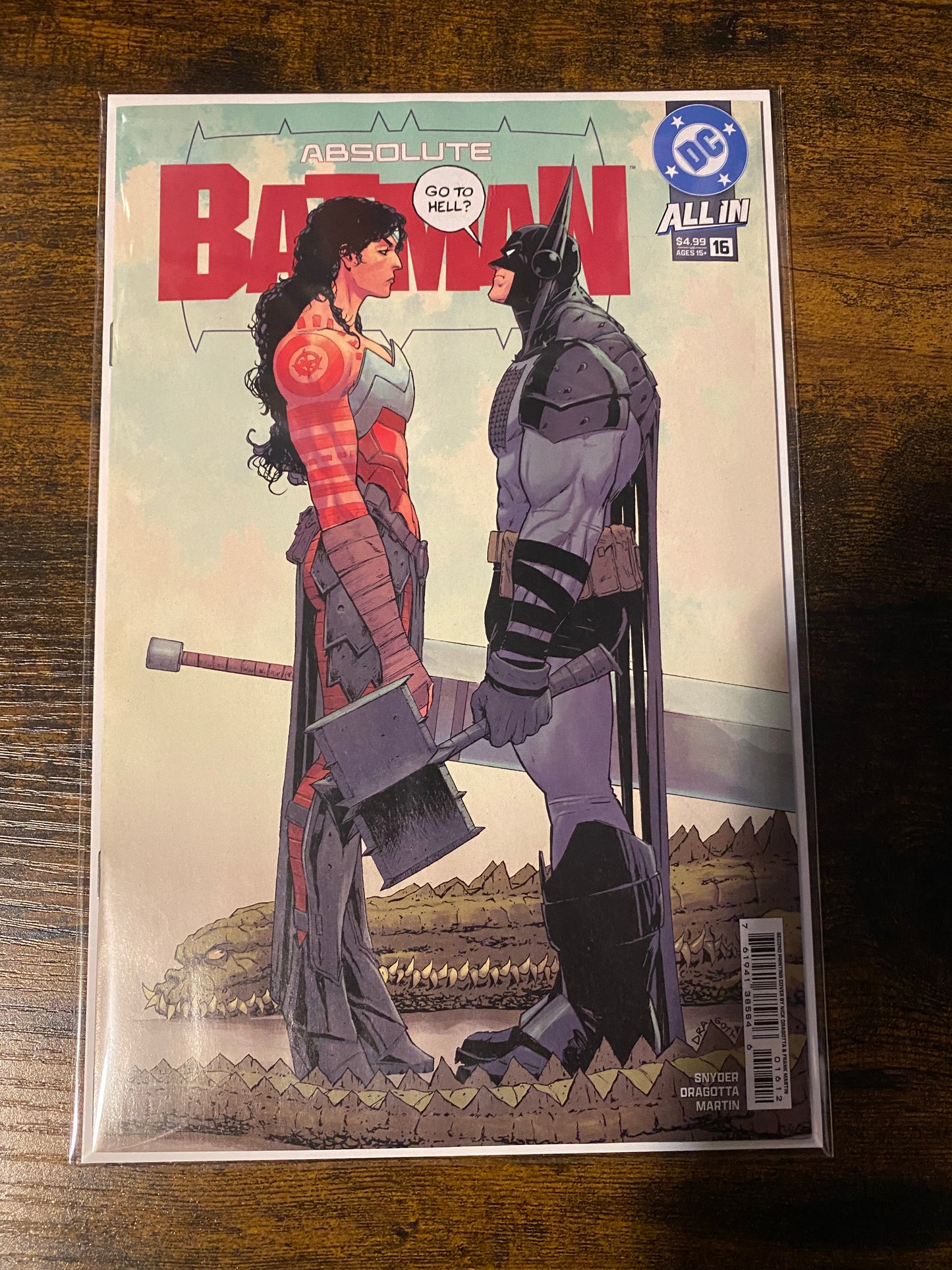 ABSOLUTE BATMAN #16 Second Printing Cvr A Nick Dragotta DC Comics