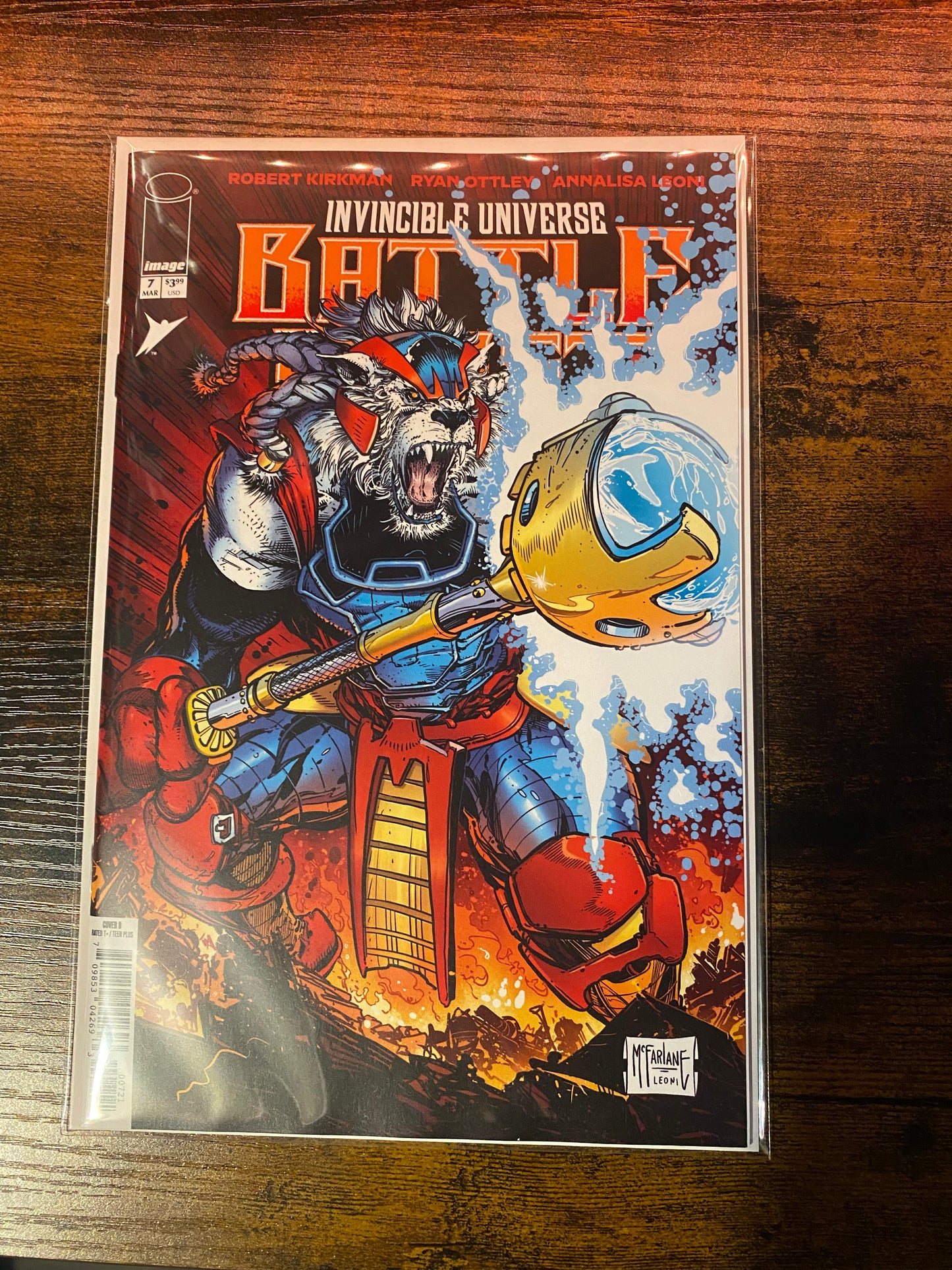 INVINCIBLE UNIVERSE BATTLE BEAST #7 CVR B TODD MCFARLANE & ANNALISA LEONI VAR Image Comics