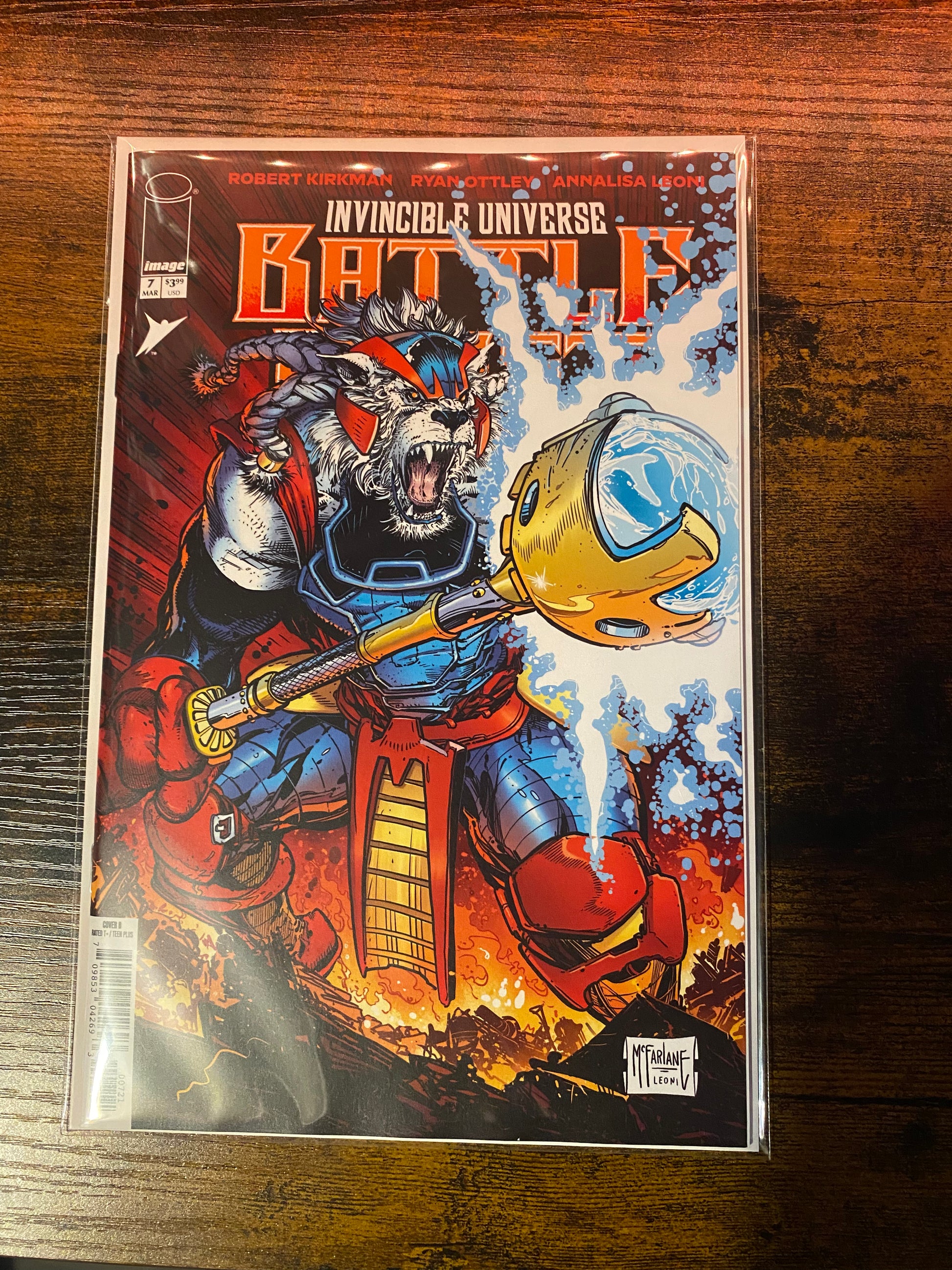 INVINCIBLE UNIVERSE BATTLE BEAST #7 CVR B TODD MCFARLANE & ANNALISA LEONI VAR Image Comics