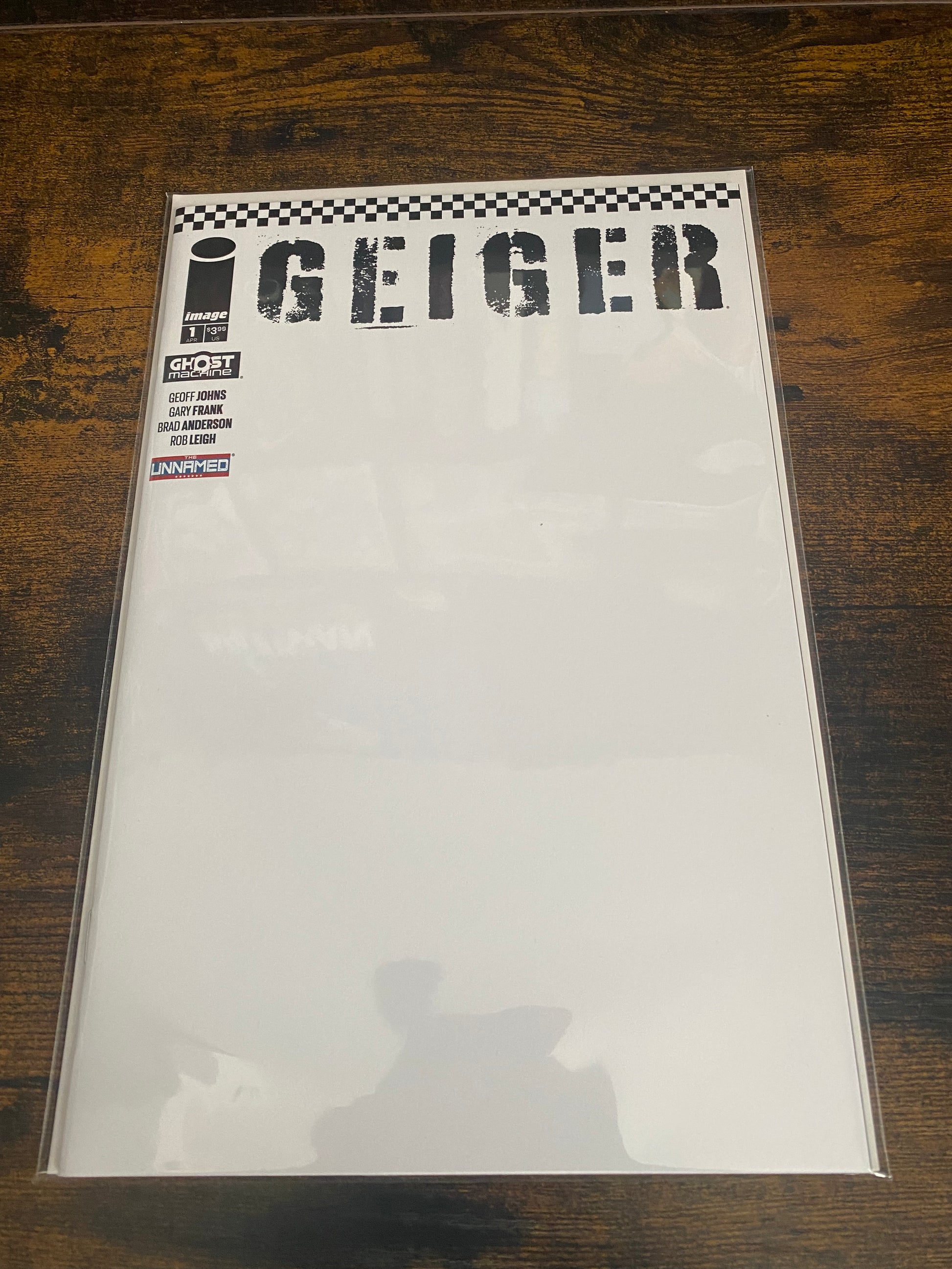 Geiger Vol 2 1 Blank Variant (2024) Image Comics