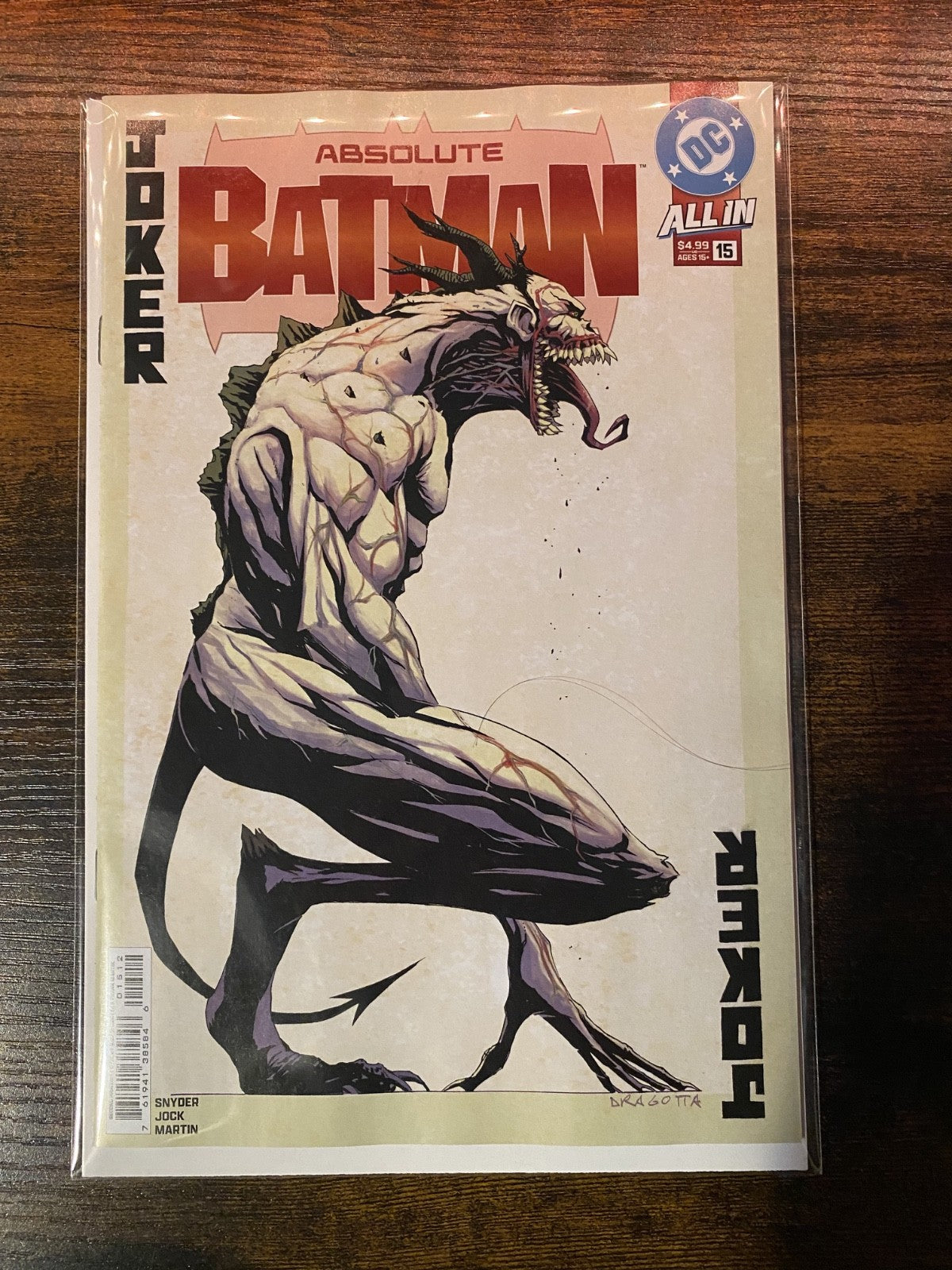 ABSOLUTE BATMAN #15 Second Printing Cvr A Nick Dragotta Amos Comics