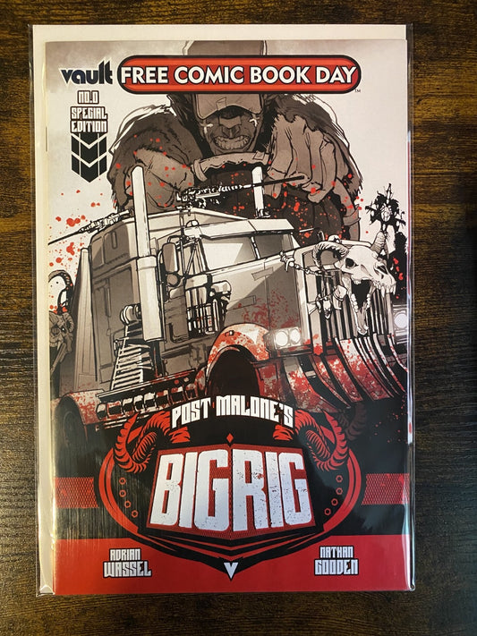 Post Malone's Big Rig #1 Free Comic Book Day 2025 Vault Comics